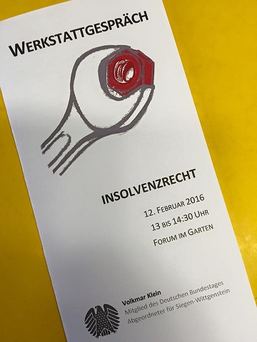 Werkstattgespräch mit Volkmar Klein