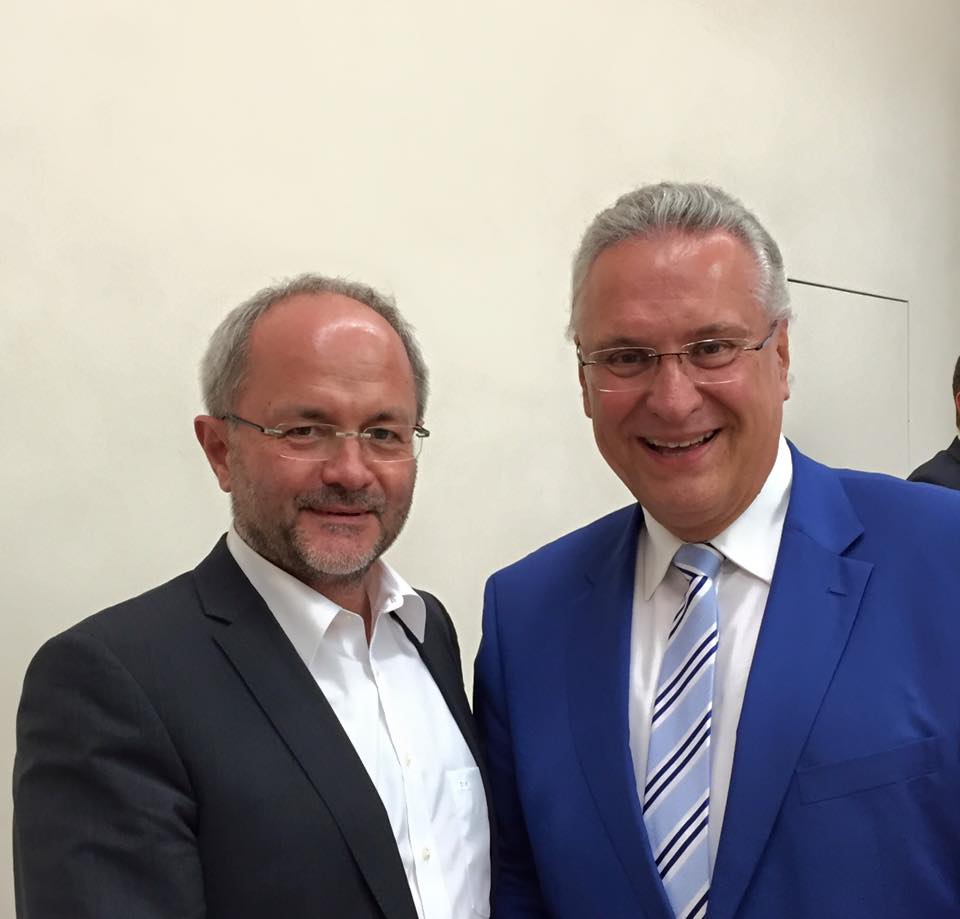 Volkmar Klein gemeinsam mit dem bayerischen Innenminister