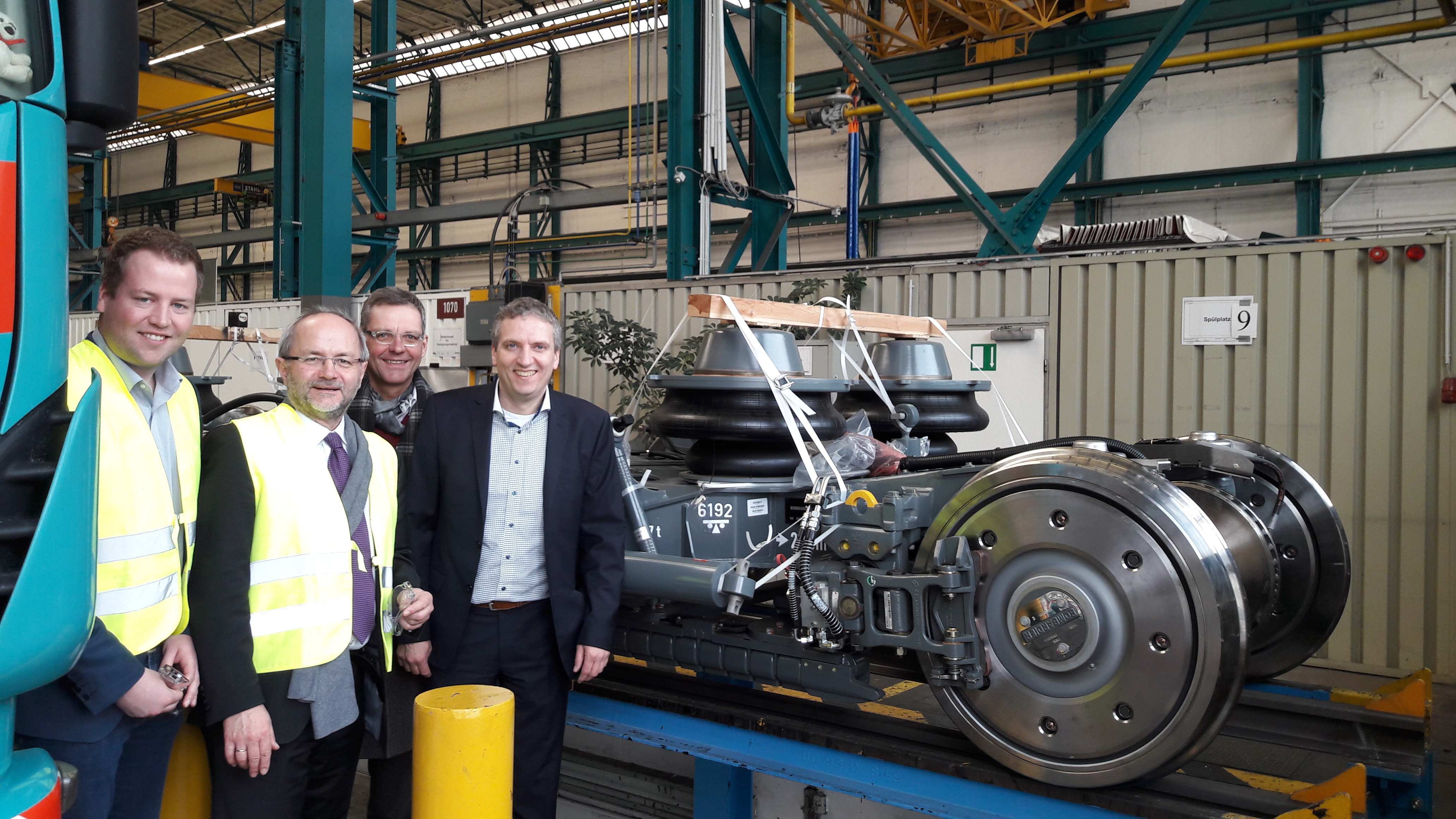 Volkmar Klein bei Bombardier